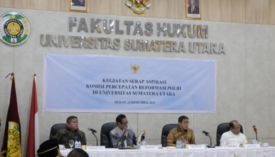 Reformasi Polri Harus Lepas dari Intervensi Politik, Mahfud MD Serap Aspirasi Masyarakat Sumut