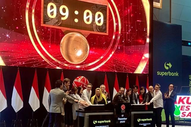 Saham Superbank Naik 24,41 Persen di Hari Pertama IPO, Himpun Dana Rp2,79 Triliun