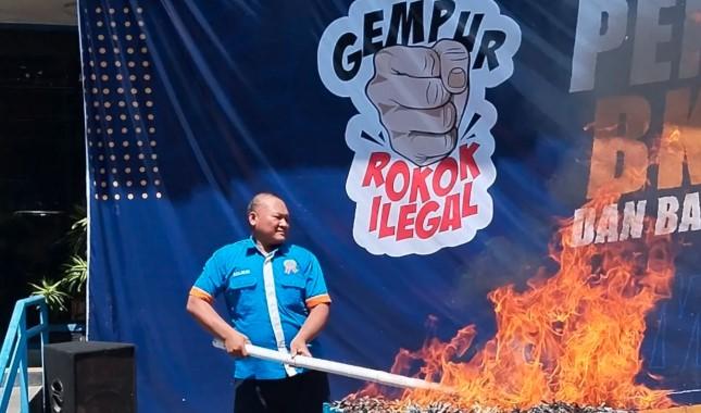Denda Rokok Ilegal Capai Rp34 Miliar, Bea Cukai Jateng-DIY Gencarkan Pendekatan Ultimum Remedium