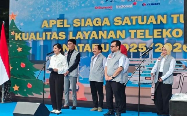 Kemkomdigi dan Operator Seluler Pastikan Kesiapan Jaringan Hadapi Lonjakan Trafik Natal 2025 dan Tahun Baru 2026