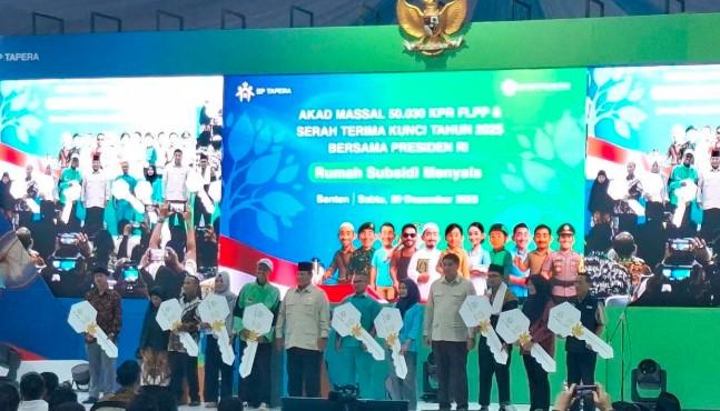 Akad Massal 50.030 Unit Rumah Subsidi Dorong Penyaluran FLPP, BP Tapera Sebut Dampaknya Signifikan