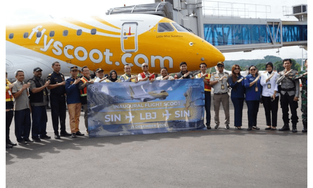 Bandara Internasional Komodo Resmi Layani Penerbangan Singapura–Labuan Bajo, Dorong Pariwisata dan Ekonomi Daerah