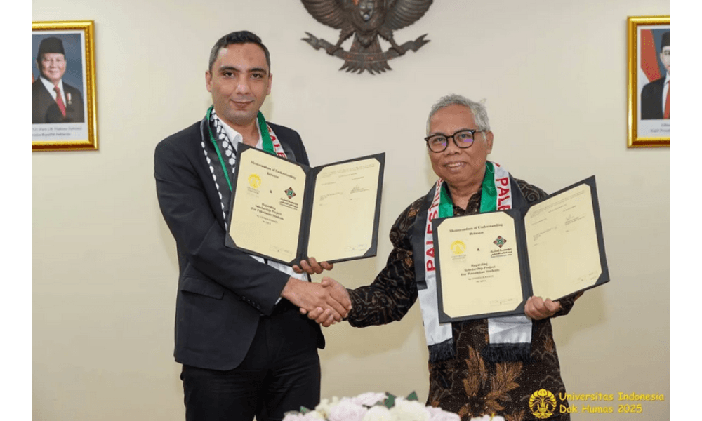 UI dan ISNAD Foundation Sepakati Kerja Sama untuk Dukung Pendidikan Mahasiswa Palestina