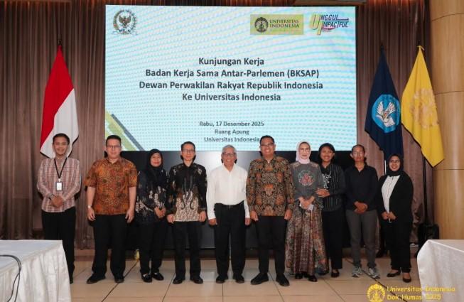 UI dan BKSAP DPR RI Sepakati Penguatan Diplomasi Budaya dan Bahasa Indonesia di Forum Internasional