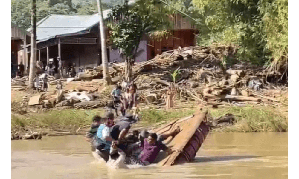 Rakit Darurat Terbalik Saat Kunjungan, Wakil Gubernur Aceh dan Rombongan Selamat dari Insiden di Sungai Pameu