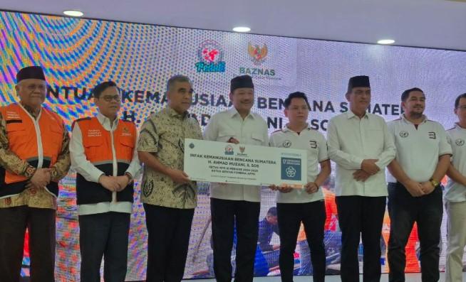 Ketua MPR Ahmad Muzani Bersama APPSI Salurkan Rp800 Juta Bantuan untuk Korban Bencana di Sumatera
