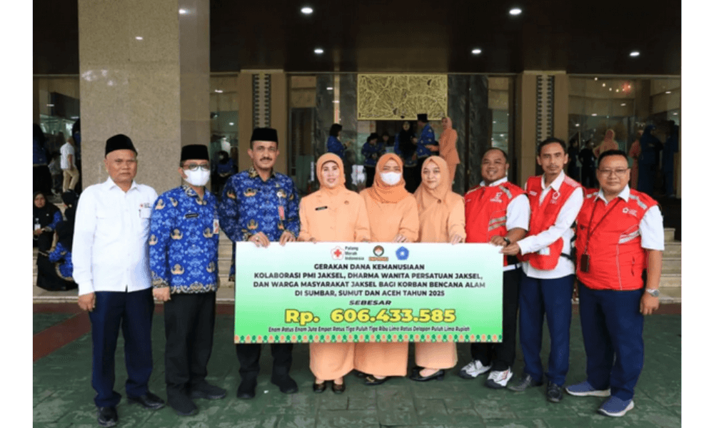 Pemkot Jaksel dan Dharma Wanita Galang Donasi Rp603 Juta untuk Korban Bencana di Sumatera