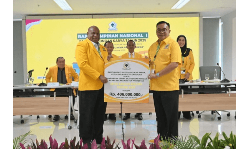 Golkar Papua Sumbang Rp406 Juta untuk Korban Bencana di Aceh, Simbol Solidaritas Lintas Nusantara