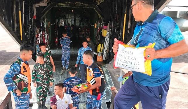 Lanud SMH Kirim 64,6 Ton Logistik untuk Pemulihan Pascabencana di Sumatera dan Aceh