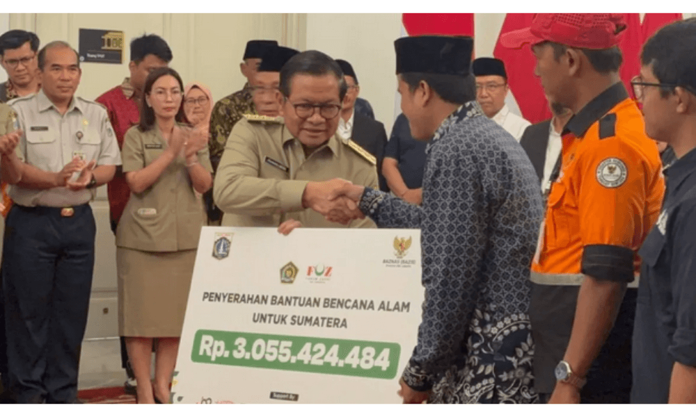 DKI Jakarta Kembali Salurkan Bantuan Rp3 Miliar untuk Korban Bencana di Sumatera