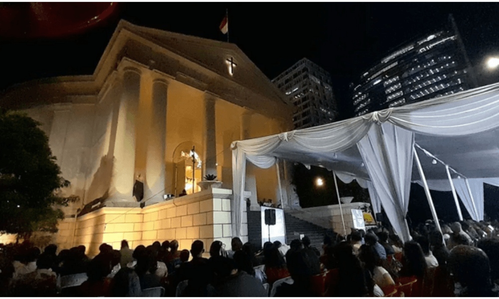 Menko Polkam Ajak Jemaat Doakan Korban Bencana Saat Ibadah Malam Natal 2025 di Jakarta