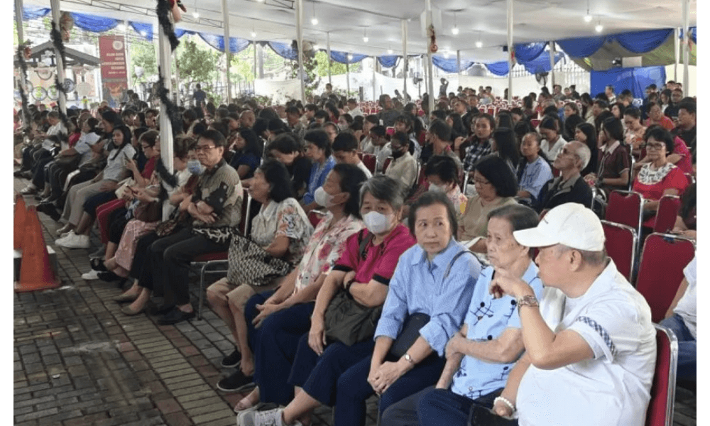 Katedral Jakarta Gelar Misa Natal Khusus Lansia sebagai Pelayanan Pastoral Inklusif