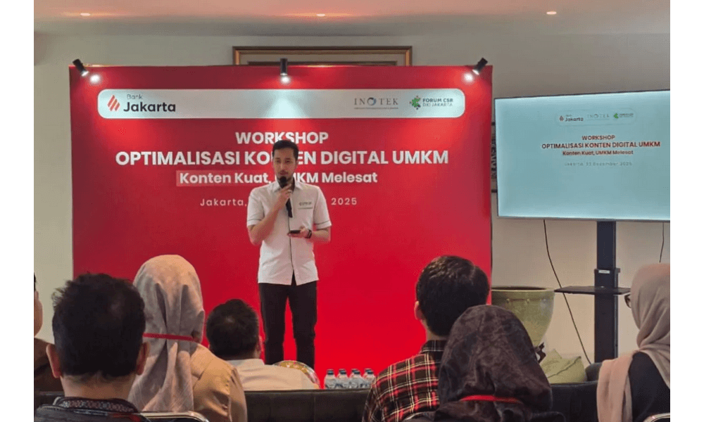 Forum CSR DKI Jakarta Gandeng Bank Jakarta dan Inotek, Dorong UMKM Naik Kelas Lewat Konten Digital Kreatif