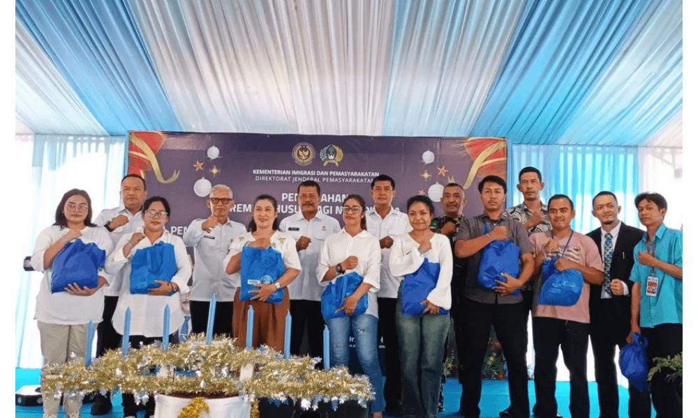 Rutan Kelas I Cipinang Hadirkan Suasana Natal Meriah di Tengah Kunjungan Keluarga Warga Binaan