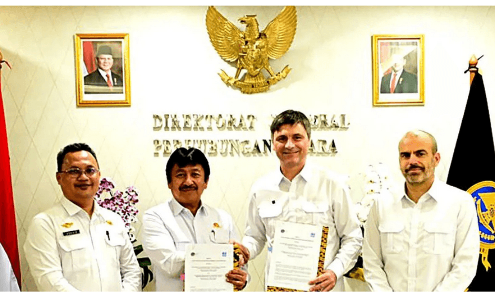 Indonesia dan Prancis Perkuat Kerja Sama Teknis Penerbangan Sipil melalui Penandatanganan Annex V