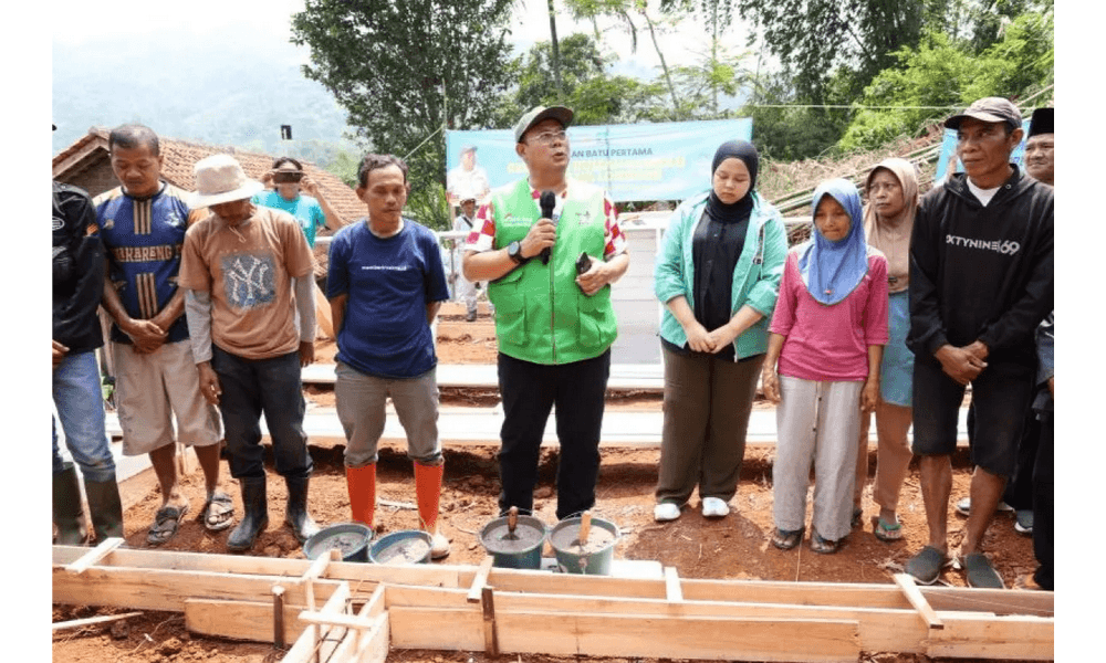 Wakil Ketua DPR Bangun Rumah Relokasi untuk Korban Longsor Bandung, Tekankan Aksi Cepat dan Mitigasi Lingkungan