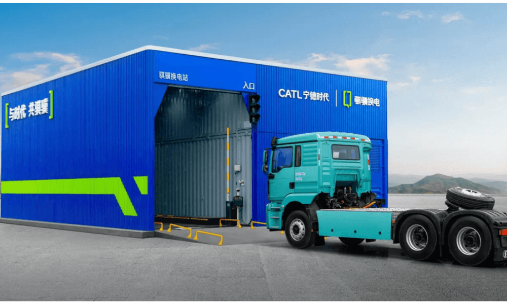 CATL Luncurkan Rute Tukar Baterai Truk Berat Terpanjang di China Sepanjang 1.250 Km