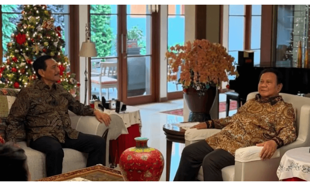Kunjungi Luhut di Hari Natal, Presiden Prabowo Bahas Ekonomi, Bansos Digital, dan Persatuan Bangsa