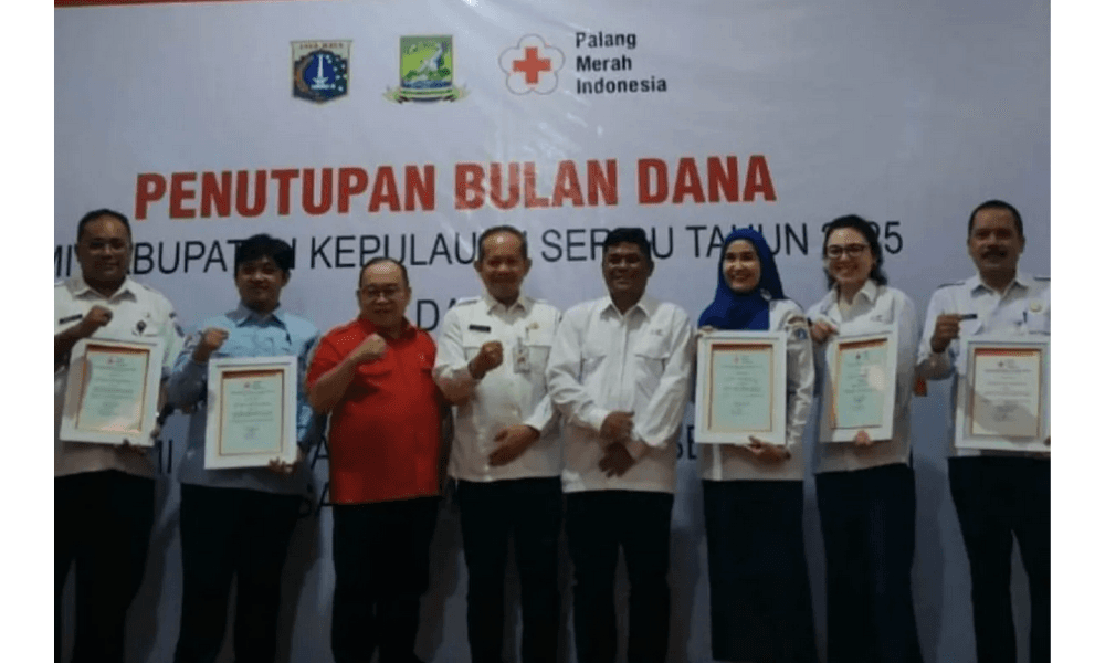 Bulan Dana PMI Kepulauan Seribu 2025 Lampaui Target, Capai Rp418 Juta dari Target Rp300 Juta
