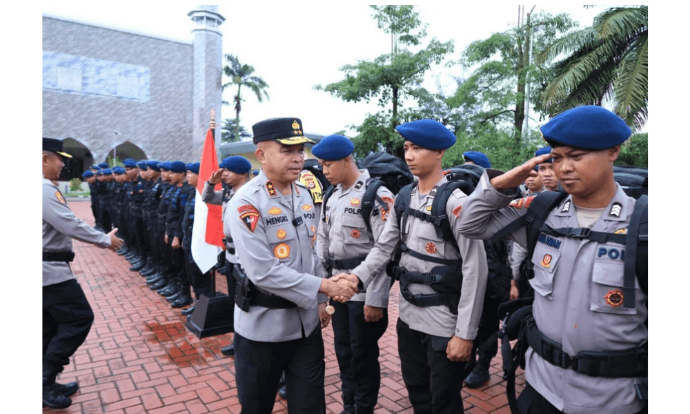 Polda Banten Kirim 100 Personel Brimob Bantu Penanganan Banjir di Aceh