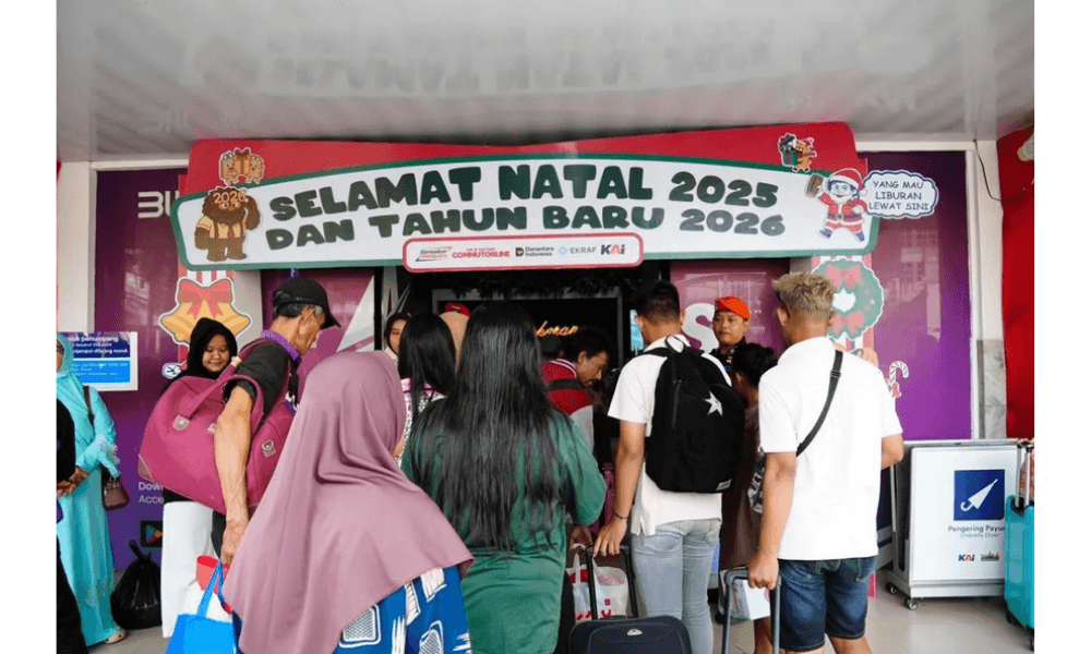 KAI Tanjungkarang Catat Lonjakan Penumpang 14% saat Libur Nataru 2025/2026, Rajabasa dan Kualastabas Jadi Favorit