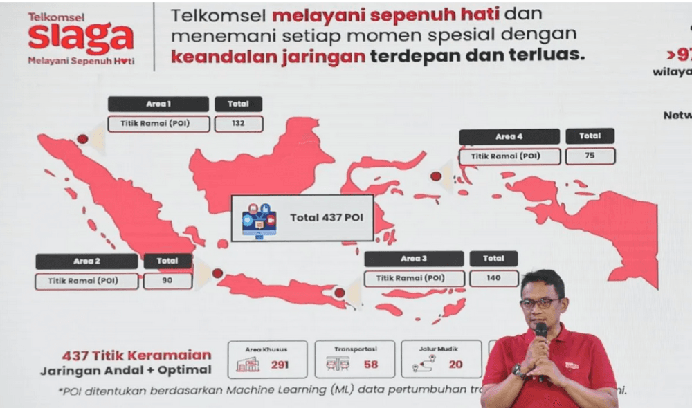 Telkomsel Jamin Koneksi Stabil di 437 Titik Strategis selama Libur Natal dan Tahun Baru 2026