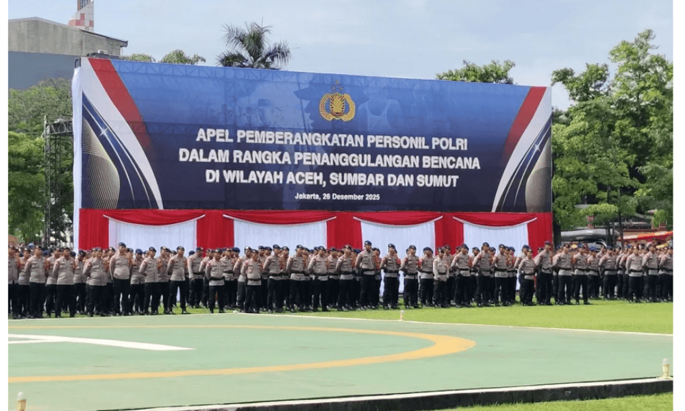 Mabes Polri Kerahkan 300 Personel Tambahan untuk Percepat Pemulihan Pascabencana di Aceh