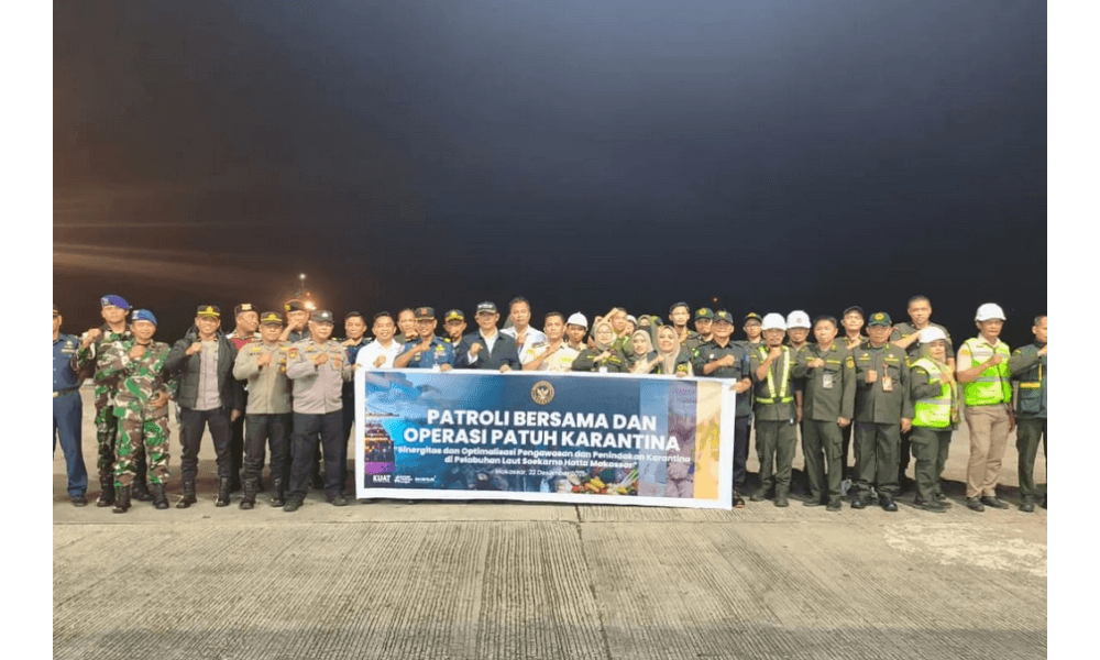 Karantina Sulsel Periksa KM Gunung Dempo di Makassar, Operasi Patuh 2025 Awasi Lalu Lintas Hayati Jelang Nataru