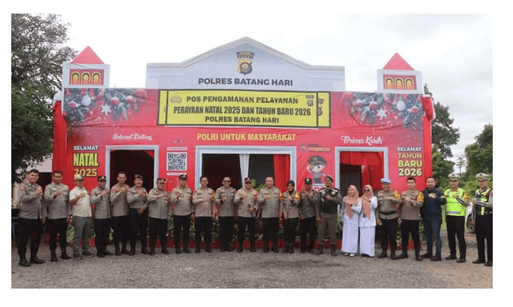 Polda Jambi Lakukan Supervisi ke Tiga Pos Operasi Lilin 2025 untuk Pastikan Kesiapan Pengamanan Natal dan Tahun Baru