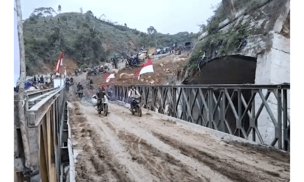 TNI AD Selesaikan Jembatan Bailey Weh Paseh, Akses Vital di Bener Meriah Aceh Kembali Terhubung