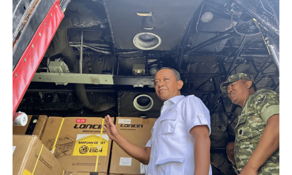 Menteri ESDM Kirim 1.000 Genset dan 3.000 Kompor Gas ke Aceh atas Arahan Presiden