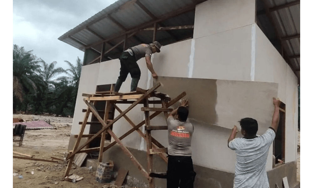 Polda Sumut Bangun Hunian Sementara untuk Korban Banjir di Tapanuli Selatan, Libatkan TNI dan Warga