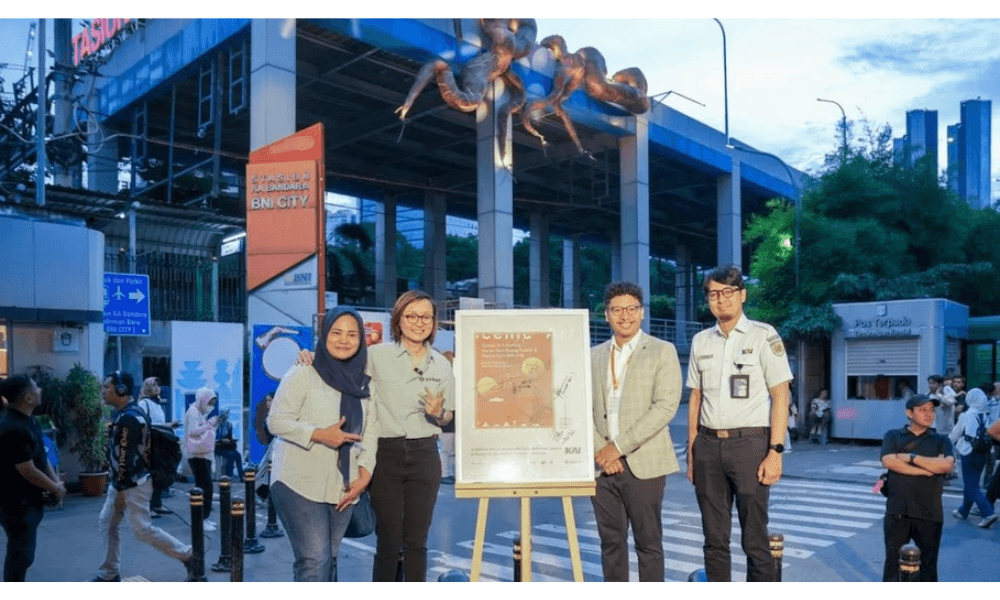 Scenic Art Station Resmi Hadir di Stasiun BNI City, Hadirkan Galeri Seni di Tengah Ruang Publik Transit