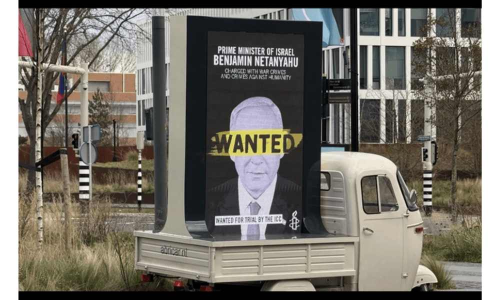 Aktivis Pro-Palestina di London Sebar Poster “Dicari” Bergambar PM Israel Netanyahu, Tuding Terlibat Kejahatan Perang