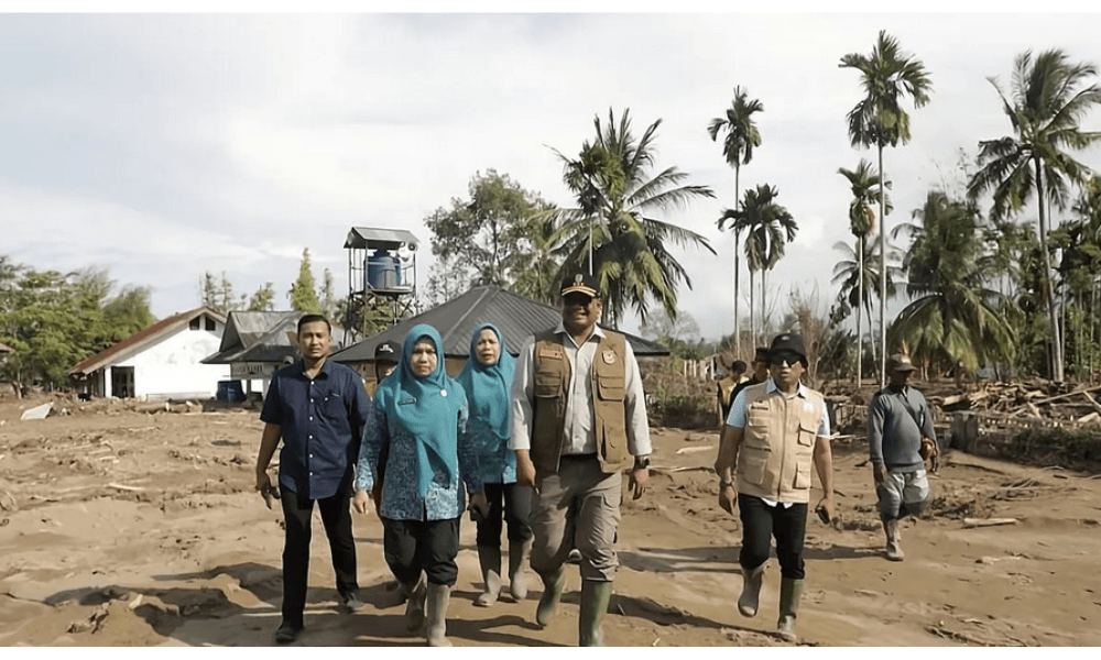Pemerintah dan TP PKK Salurkan Bantuan ke 18 Titik Banjir Terparah di Aceh, Ketinggian Air Capai 4 Meter