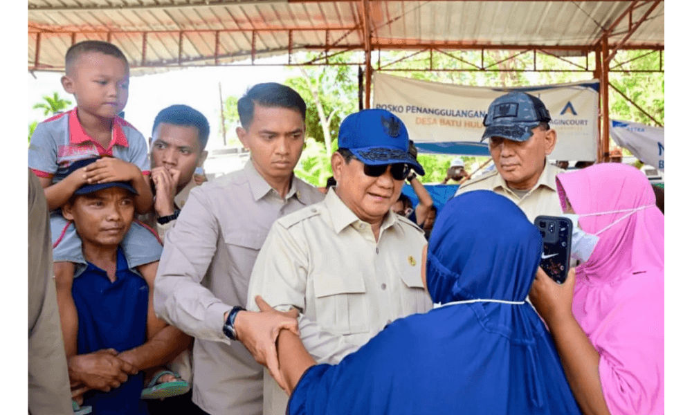 Presiden Prabowo Tinjau Posko Kesehatan di Tapanuli Selatan, Pastikan Layanan Medis Berjalan Optimal