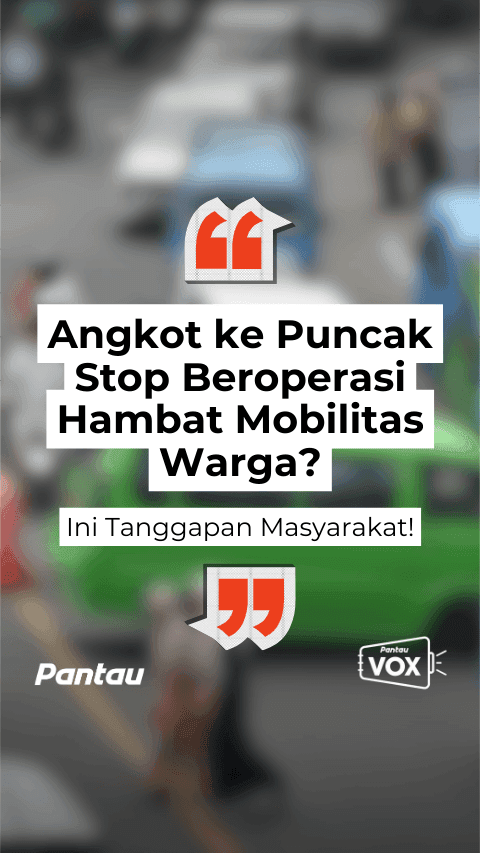ANGKOT KE PUNCAK STOP BEROPERASI HAMBAT MOBILITAS WARGA