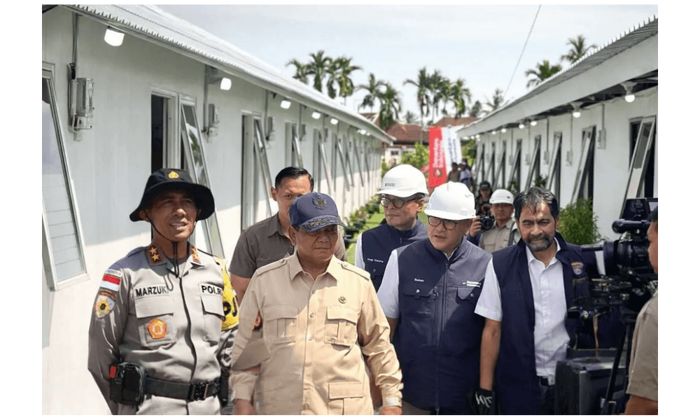 Presiden Prabowo Tinjau Pembangunan Huntara di Aceh Tamiang, Apresiasi Kinerja Danantara dan Kolaborasi Lintas Sektor