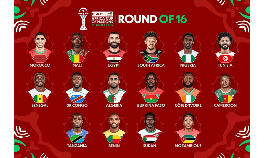 Inilah 16 Tim yang Lolos ke Babak 16 Besar Piala Afrika 2025, Ini Jadwal Lengkap Pertandingannya