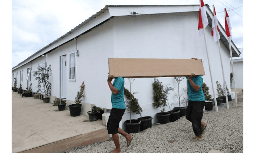 Warga Aceh Tamiang Bangun Hunian Sementara Pascabanjir, Presiden Prabowo Tinjau Langsung Lokasi
