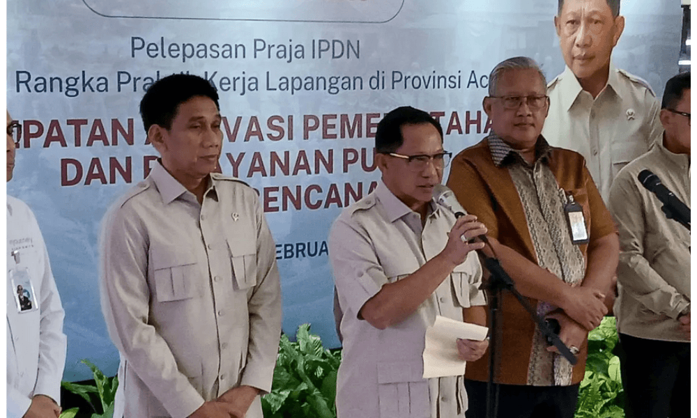 Mendagri Percepat Pemulihan Layanan Pemda Pascabencana di Sumatra, 1.138 Praja IPDN Dikerahkan
