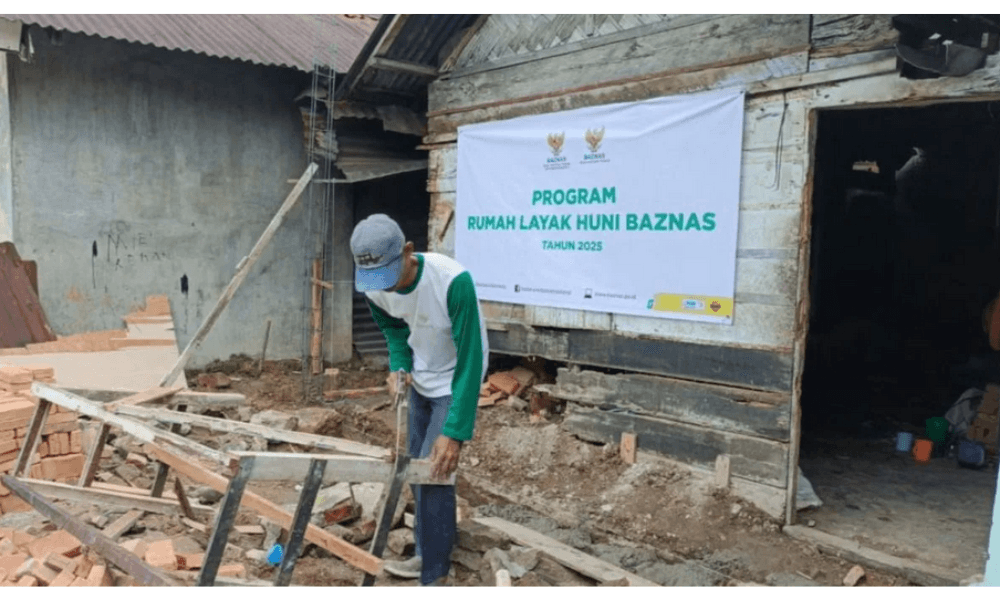 Baznas Perbaiki 1.240 Rumah Mustahik di Seluruh Indonesia Sepanjang 2025