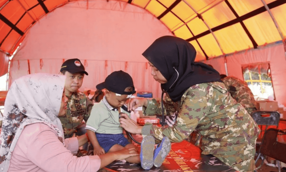 RSPPN dan TNI Dirikan Posko Kesehatan di Aceh Tamiang, Layani Ratusan Pengungsi Tiap Hari