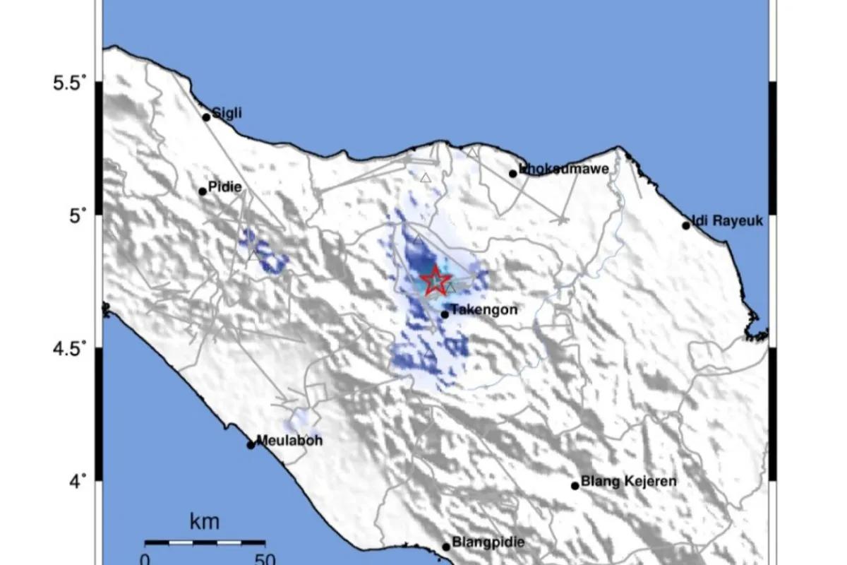 Gempa Magnitudo 2,8 Guncang Bener Meriah Aceh, BMKG Pastikan Akibat Aktivitas Sesar Aktif
