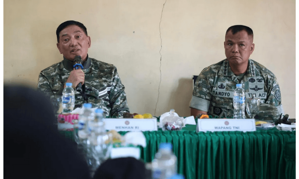 Menhan Pimpin Rapat Koordinasi Satgas Kuala untuk Percepat Pemulihan Pascabencana di Aceh Tamiang