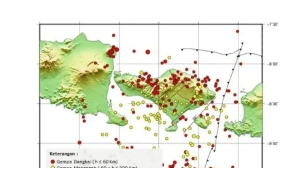 BBMKG Catat 547 Gempa di Bali Sepanjang 2025, Mayoritas Berkedalaman Dangkal