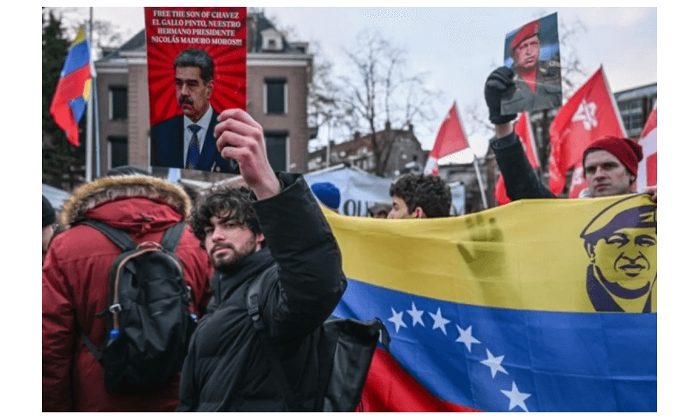 Ratusan Orang di Madrid Gelar Aksi Protes Tindakan AS di Venezuela, Kecam Campur Tangan dan Pemindahan Maduro