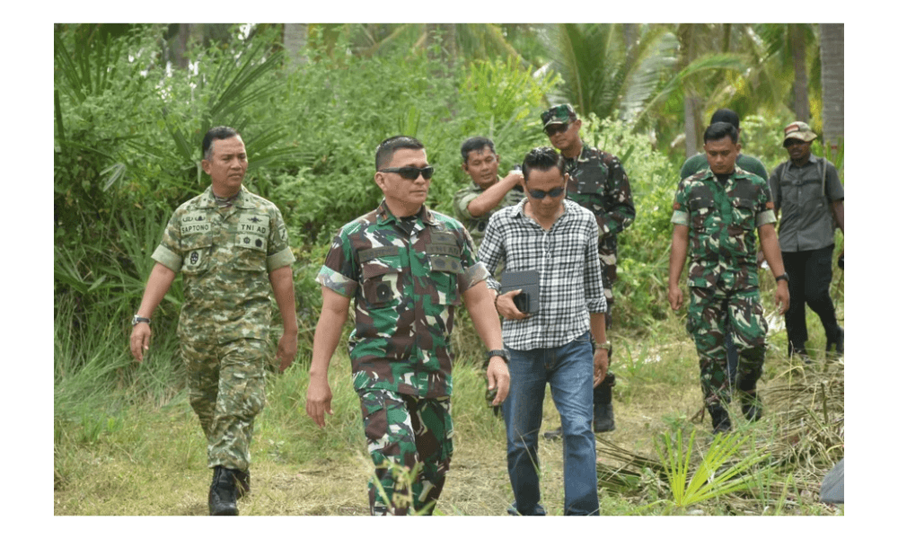 Danrem 133 dan Kapoksahli Pangdam XIII Tinjau Proyek Ketahanan Pangan di Pohuwato, Fokus pada Irigasi dan Cetak Sawah