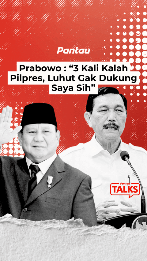 PRABOWO: “3 KALI KALAH PILPRES, LUHUT GAK DUKUNG SAYA SIH”