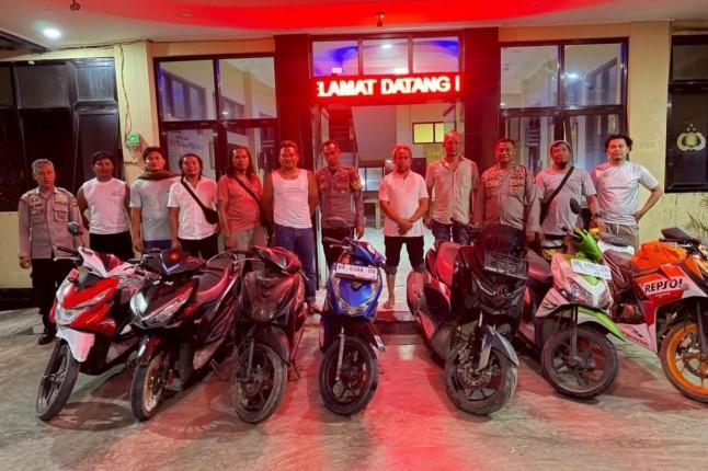 Polisi Gerebek Rumah Penadah di Lombok Tengah, Enam Motor Curian Diamankan